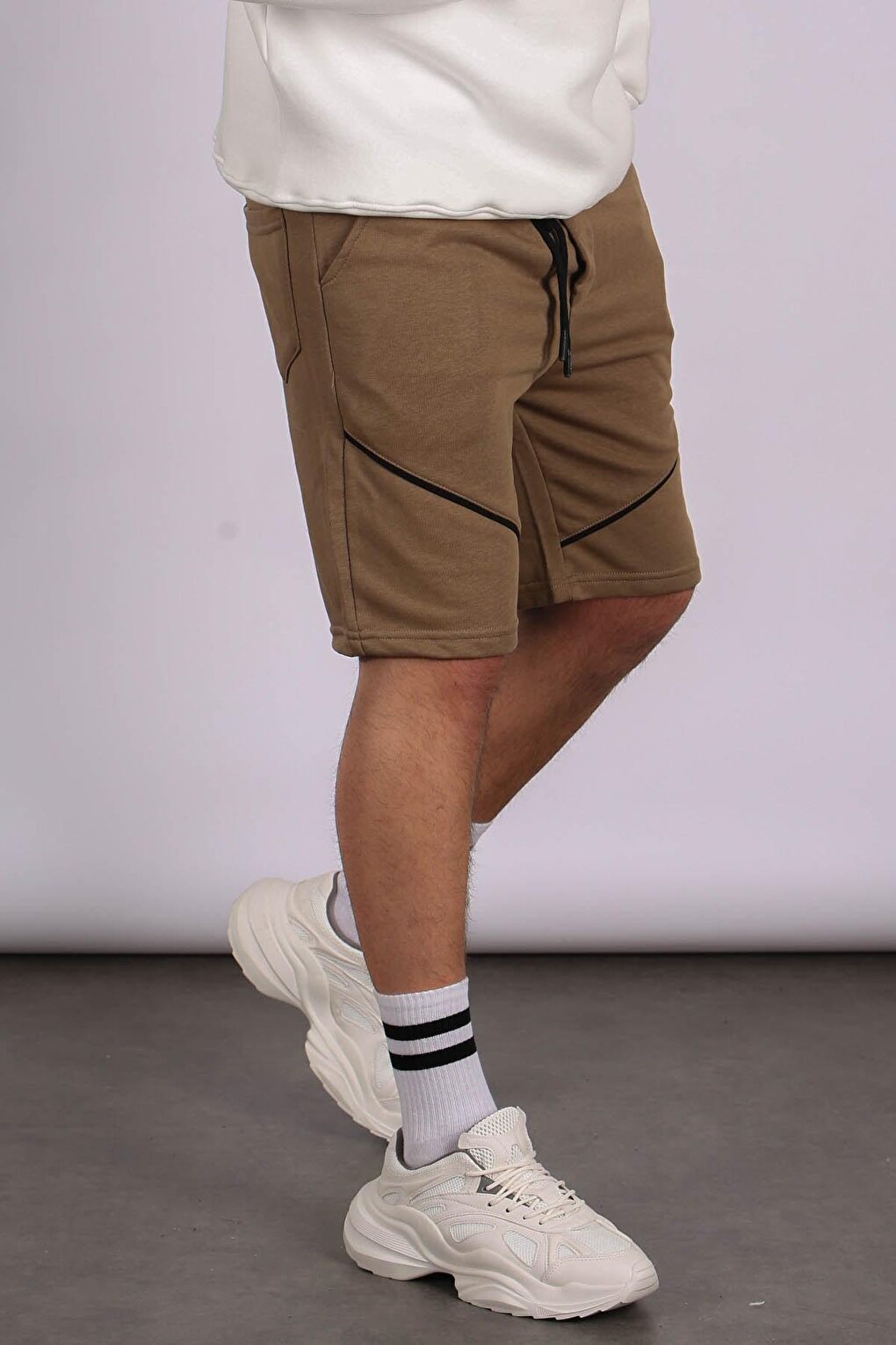 Brown Men's Regular Fit Shorts 5401