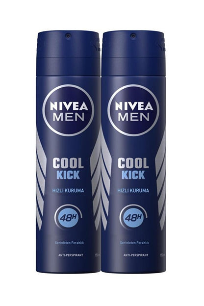 Cool Kick Spray Deodorant 150 ml Men's 2-Piece Advantage Pack