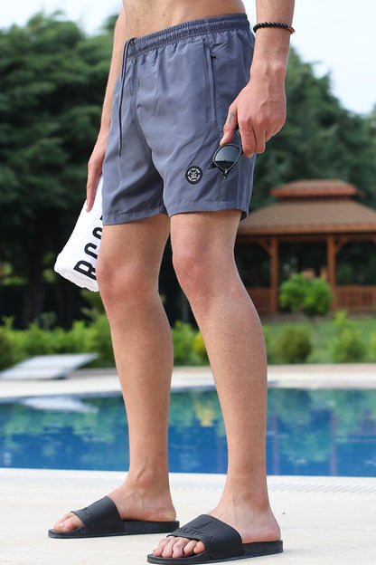 Men's Anthracite Basic Swim Shorts