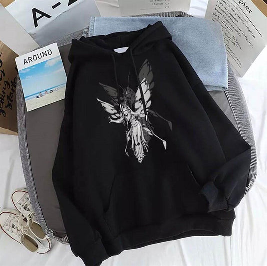 Harajuku Fairy Girl Black (Unisex) Hoodie