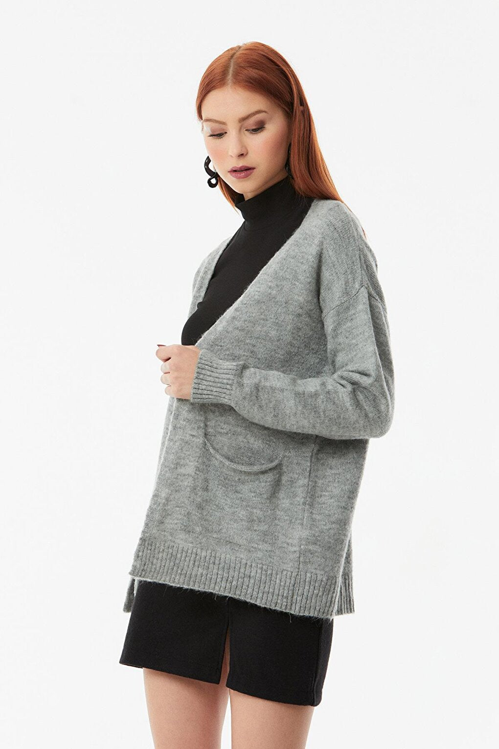 Pocket Shawl Collar Cardigan