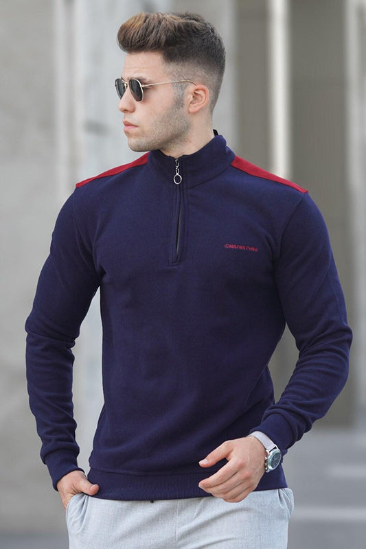 Navy Blue Men's Sweatshirt 5155