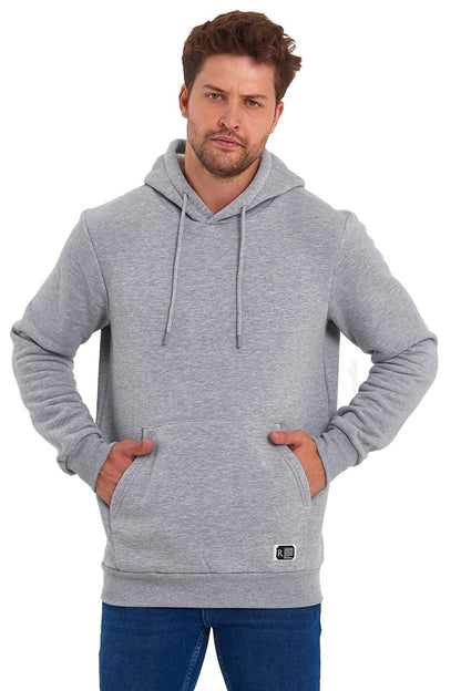 3 Thread Raised Hooded Men's Sweatshirt