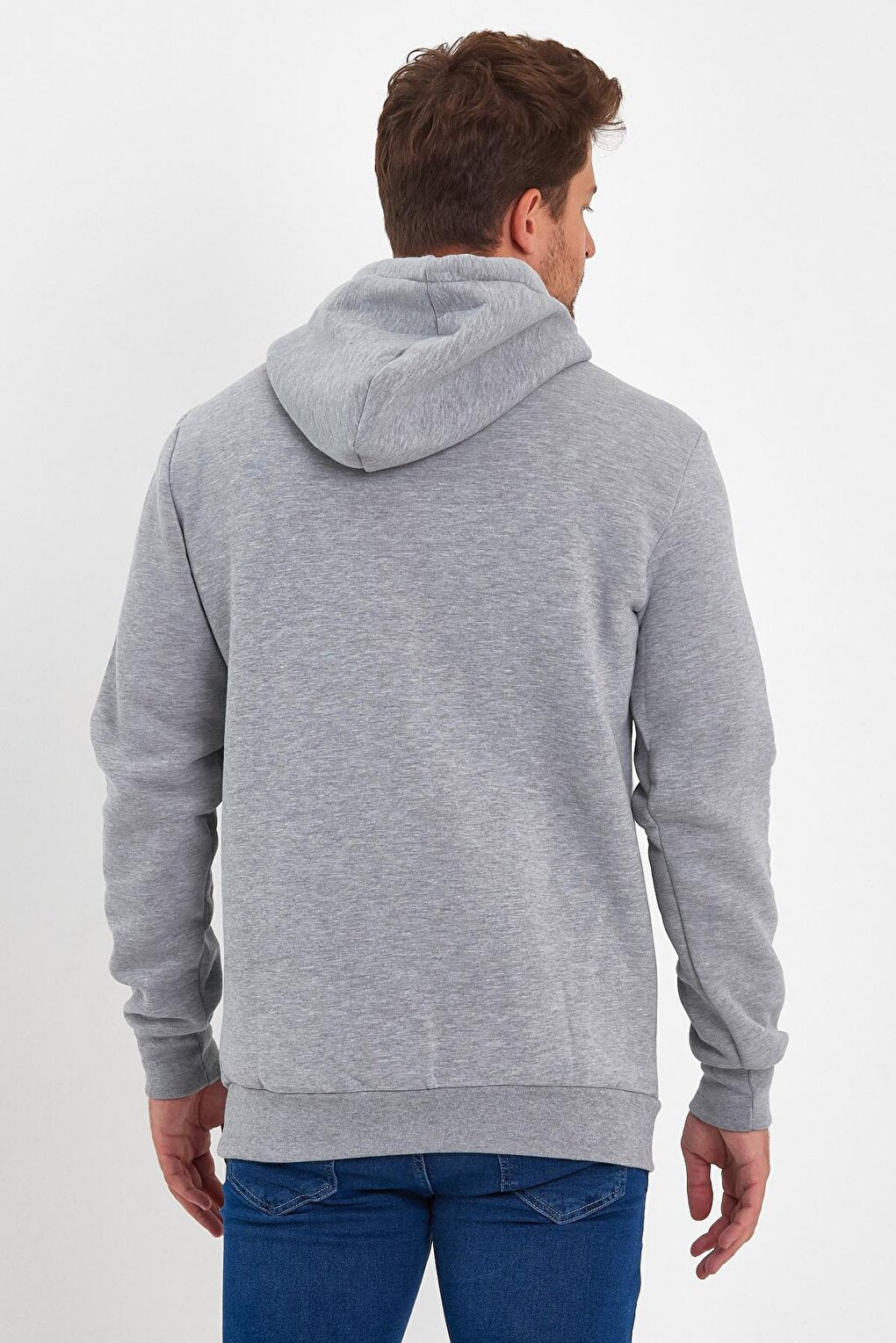 3 Thread Raised Hooded Men's Sweatshirt