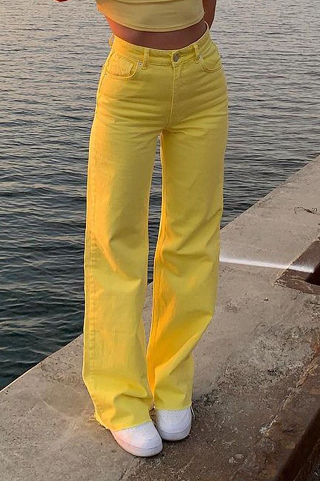 Yellow Palazzo Jean Mg1189