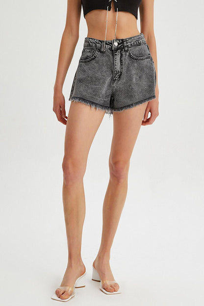 Women's Tasseled Short Jean Shorts