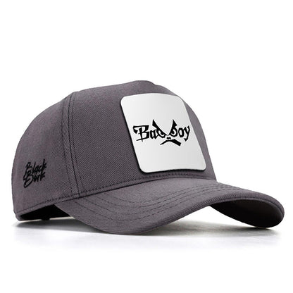 V1 Baseball Bad Boy - 1 Unisex Gray Hat (Cap) with Code Logo