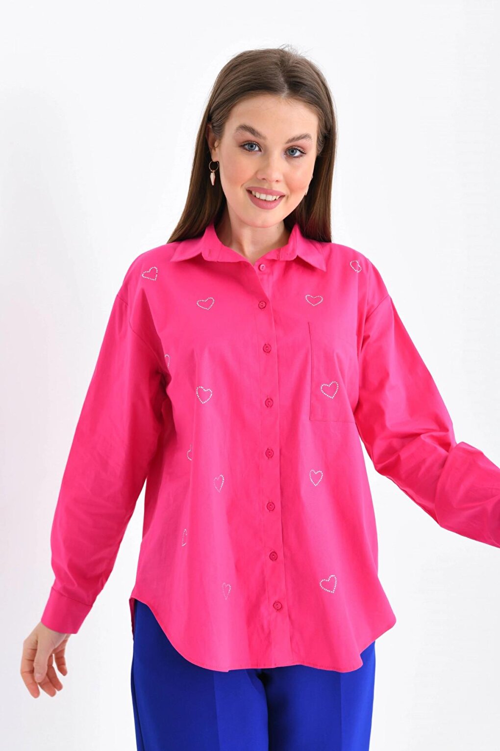 Heart Fuchsia Shirt