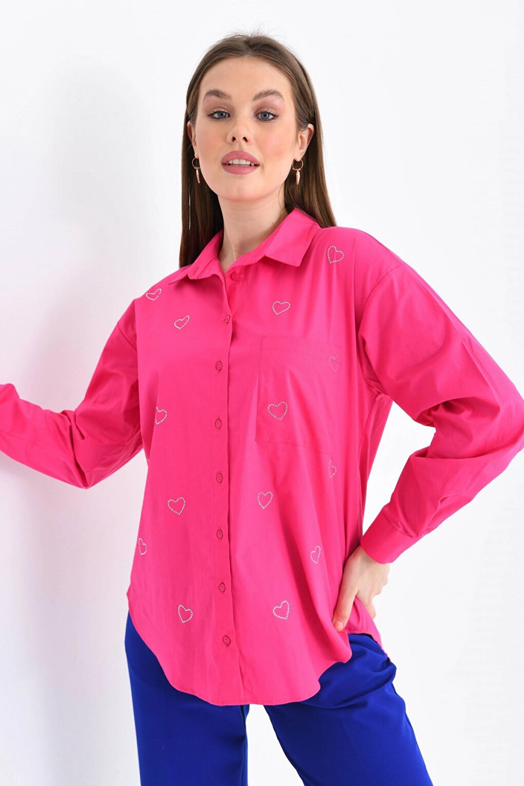 Heart Fuchsia Shirt