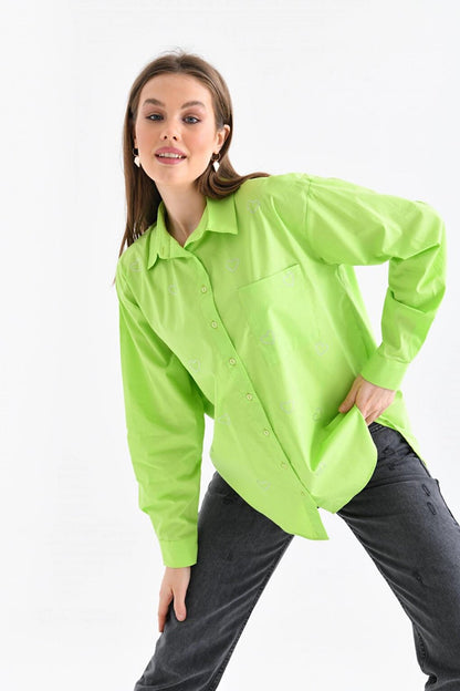 Light Green Women's Shirt