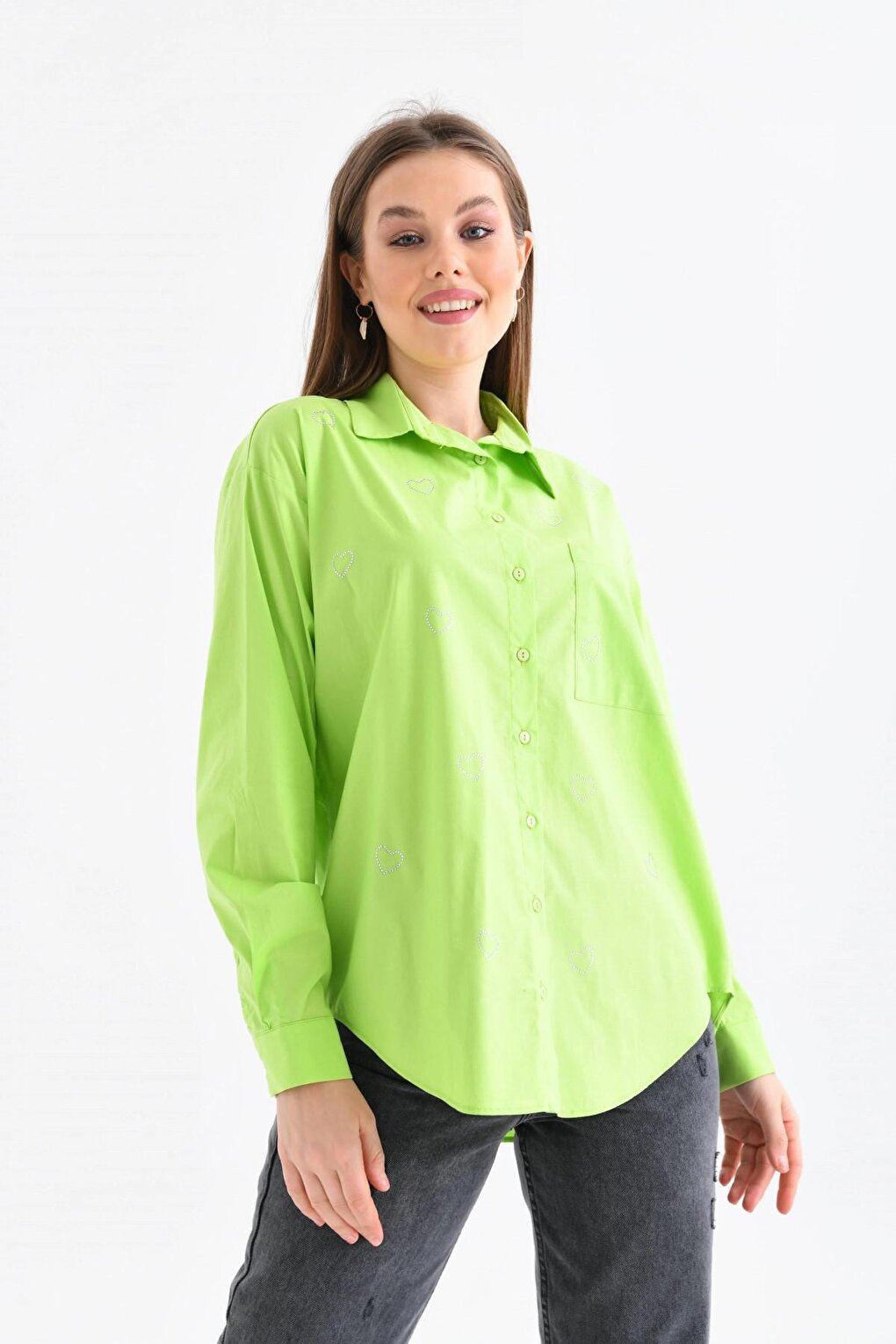 Light Green Women's Shirt