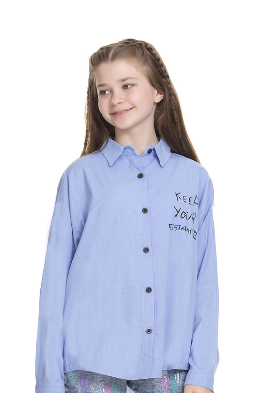 Girl's Back Printed School Style Shirt 8-14 Years A1128