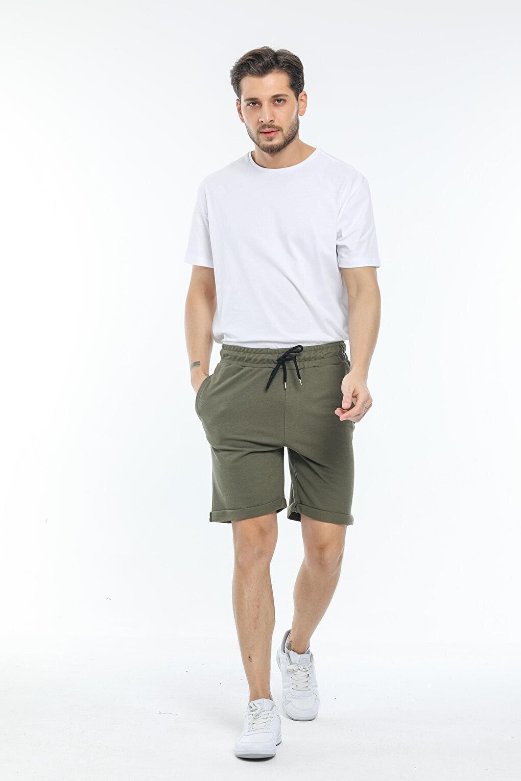 Men's Regular Fit Double Leg Shorts SPR21Y51