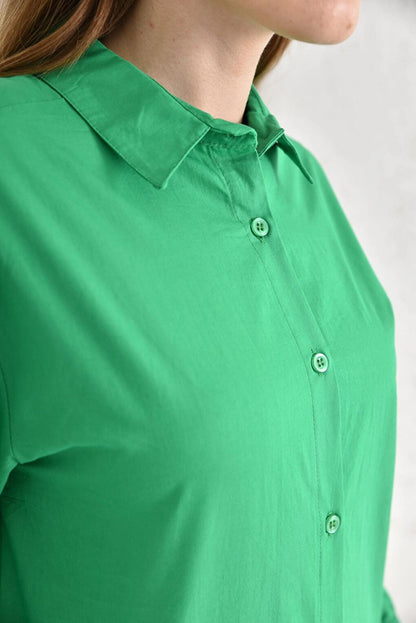 Women's B.Green Slim Poplin Shirt