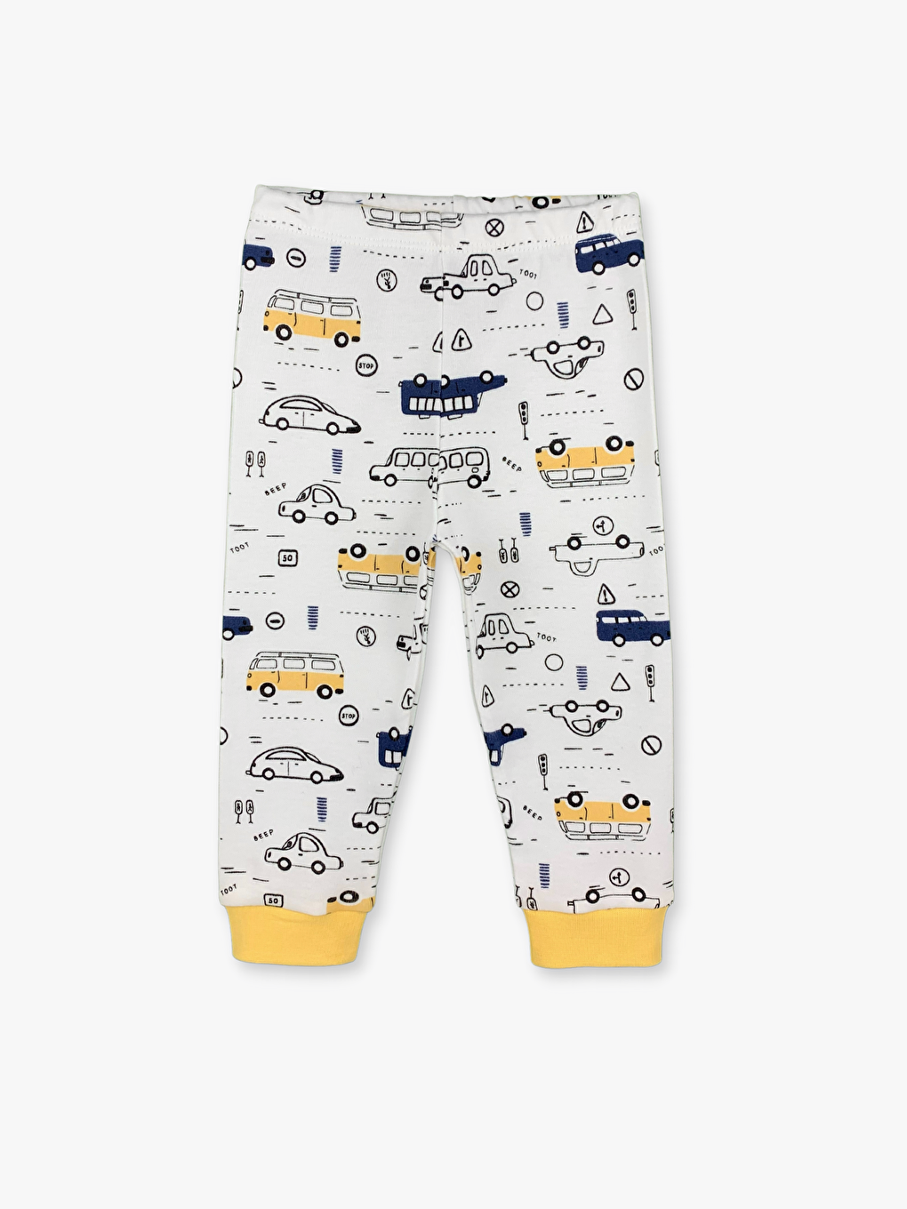 Crew Neck Long Sleeve Baby Boy Pajama Set