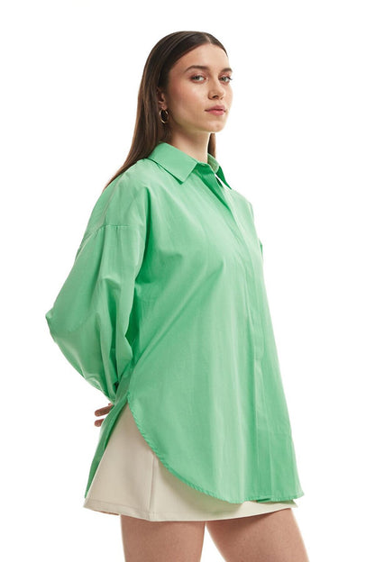 Oversize Shirt Apple Mint