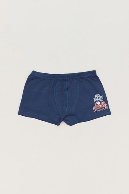 Car Printed Boys' 3-Piece Boxer