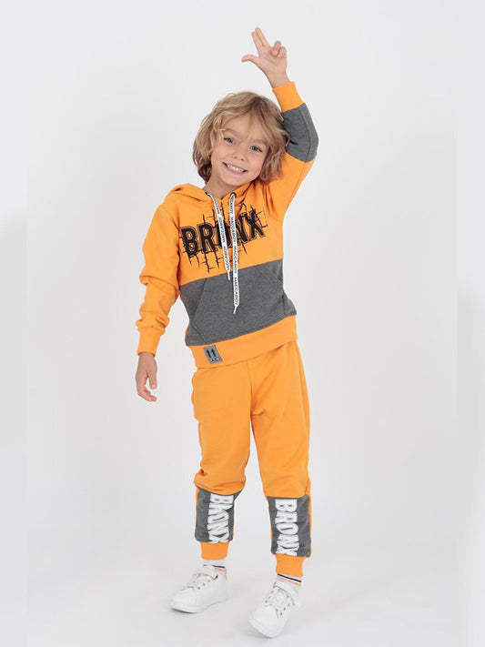 Boy's Bronx Printed Tracksuit Set Ak2235