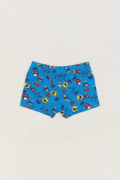 Printed Boy's 3-Piece Boxer