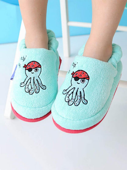 Children's House Slippers Sailor Octopus 4-5 Years