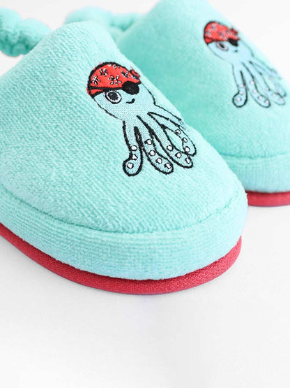 Children's House Slippers Sailor Octopus 4-5 Years