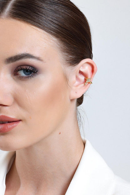 Women's Gold Constellation EarCuff Earring