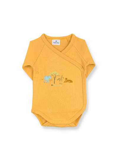 Envelope Collar Long Sleeve Printed Baby Boy 2 Piece Set