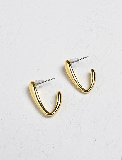 Gold Figured Earrings