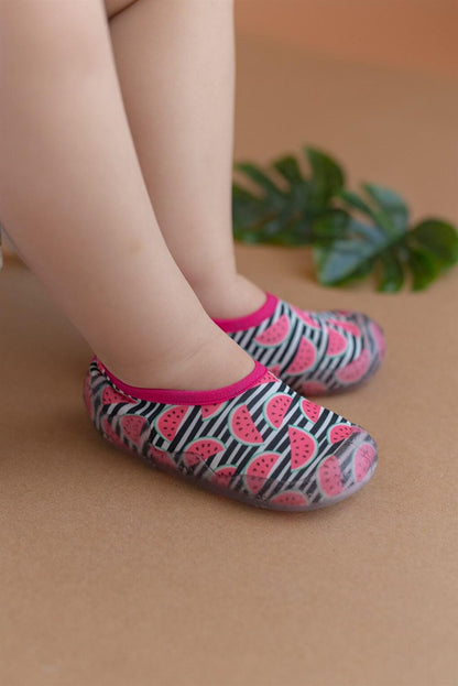 Watermelon Girl's Non-Slip Sole Sea Shoes