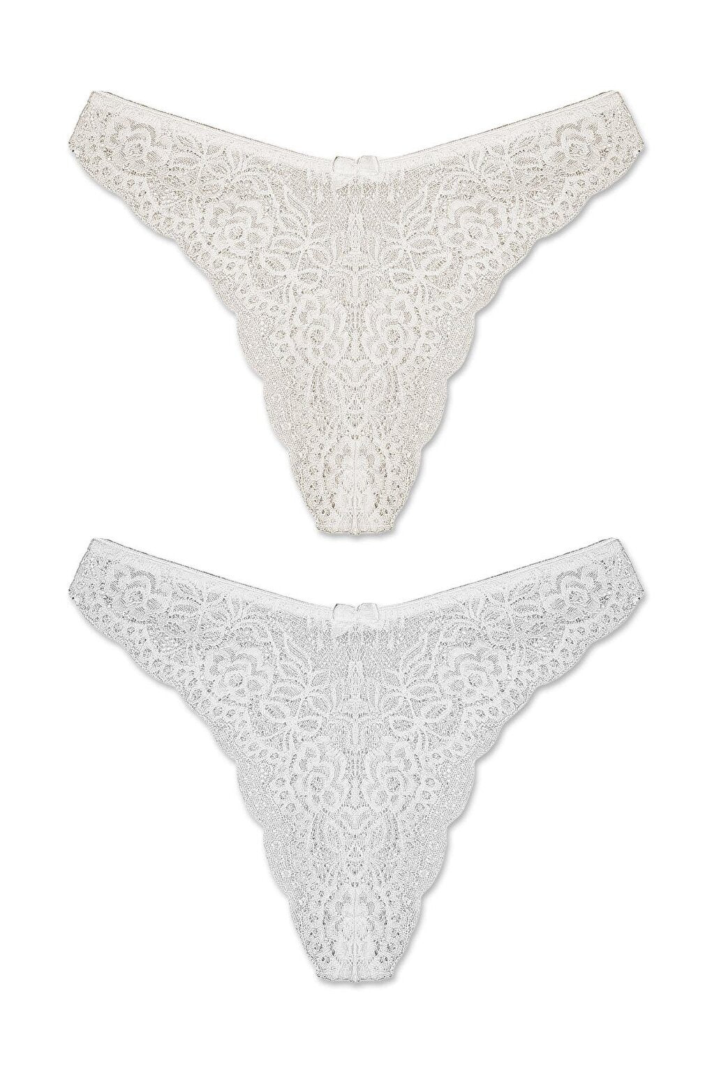 Brazilian Lace High Waist Women's Panties 2-pack