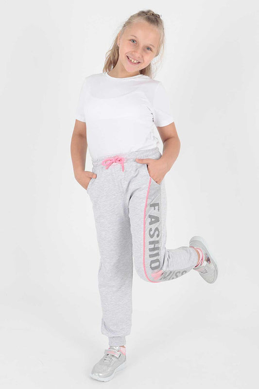 Kids Girls Fashion Printed Sweatpants Elastic Tight Leg Cotton Sweatpants Ak722463