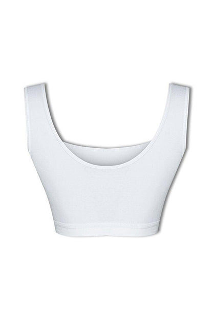 Women's Bustier with Removable Pads and Thick Straps