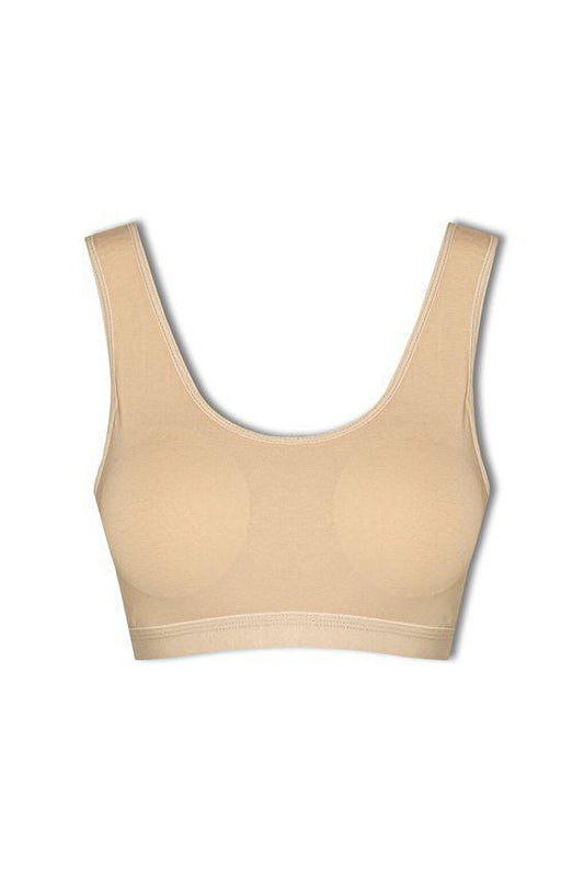 Women's Bustier with Removable Pads and Thick Straps