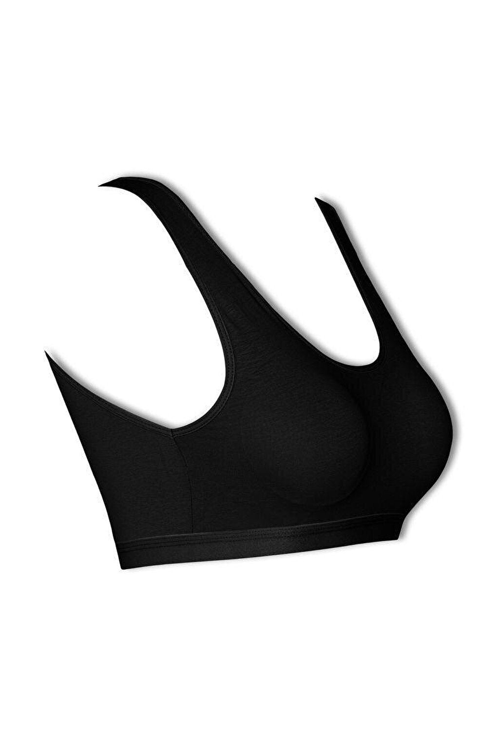 Women's Bustier with Removable Pads and Thick Straps