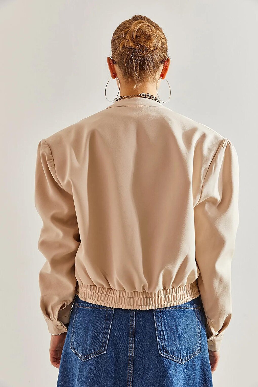 Women's Double Pocket Bomber Jacket