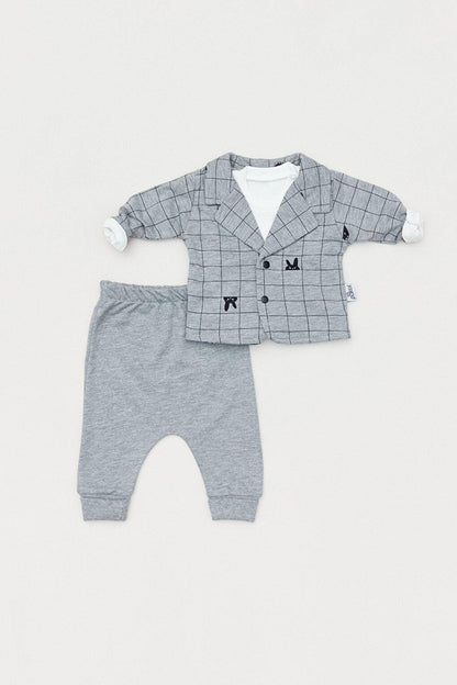 Plaid Patterned Baby 3 Piece Set