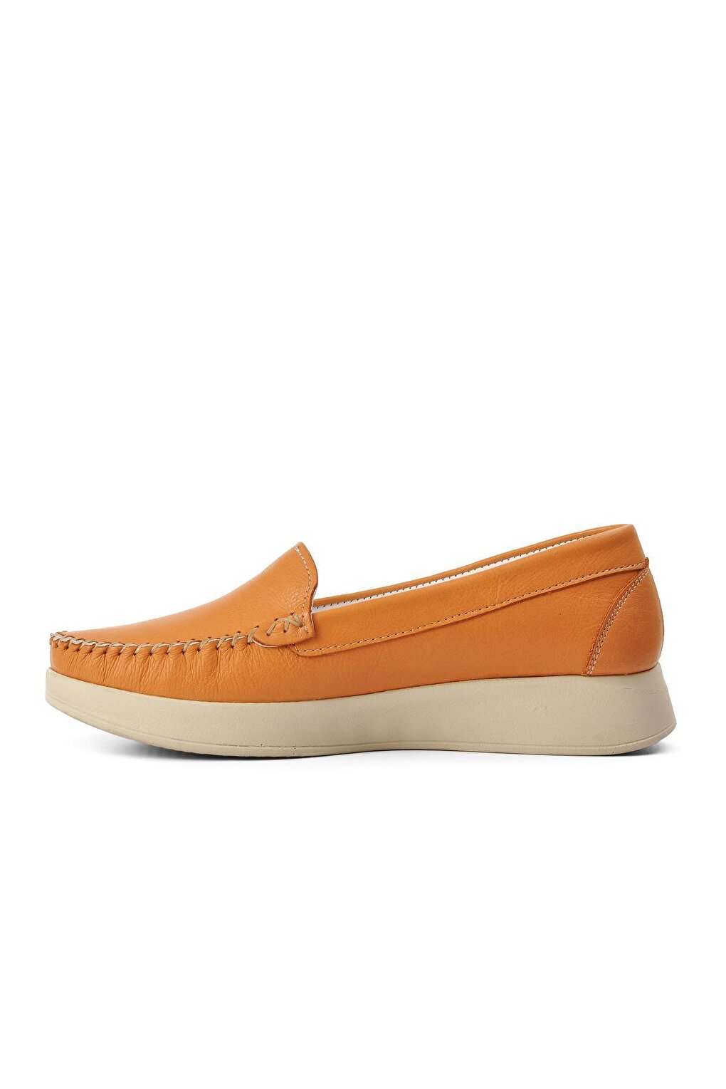 208 Tan Genuine Leather Women Casual Shoes