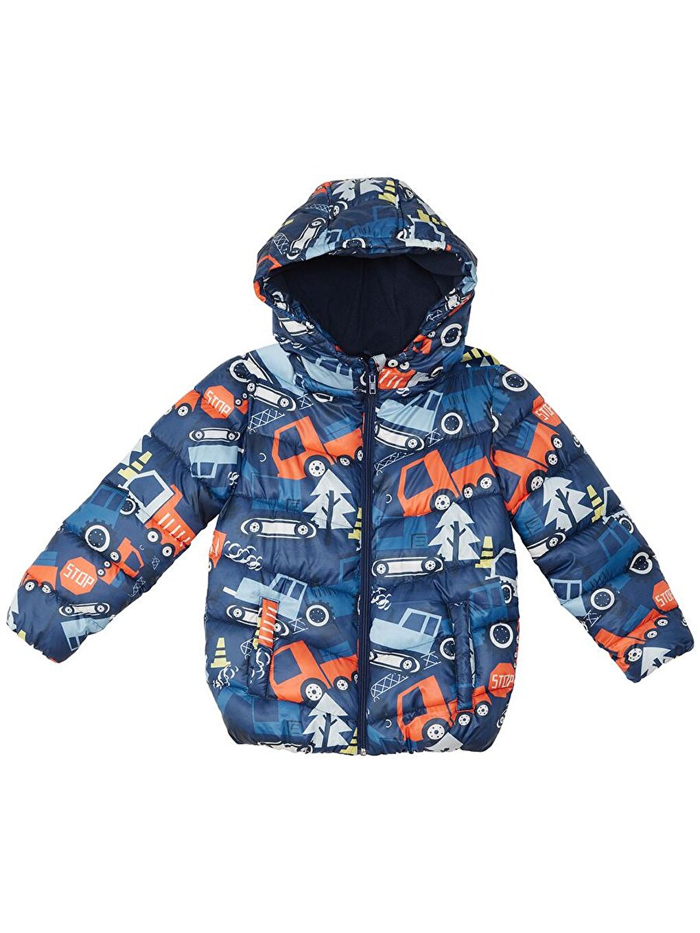 Cars Boy's Water Repellent Hooded Coat