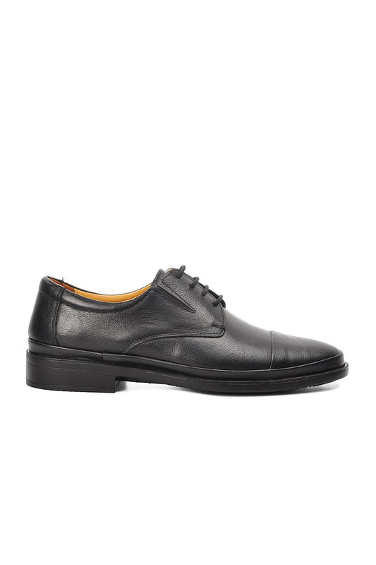 023 Black Lace-up Genuine Leather Men's Casual Shoes