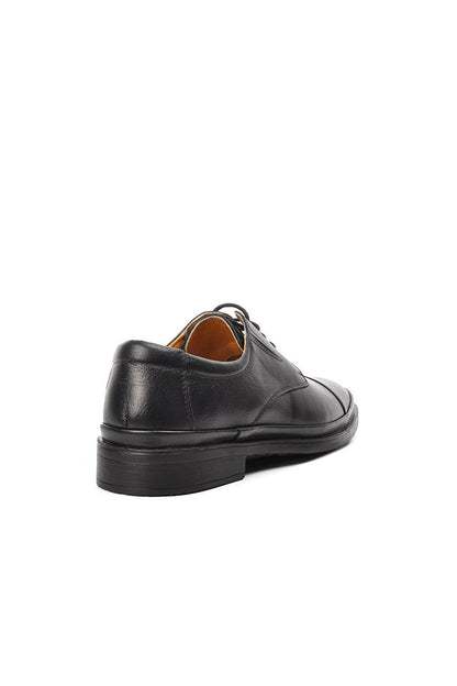 023 Black Lace-up Genuine Leather Men's Casual Shoes