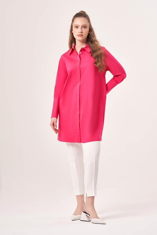 Long Classic Fuchsia Shirt