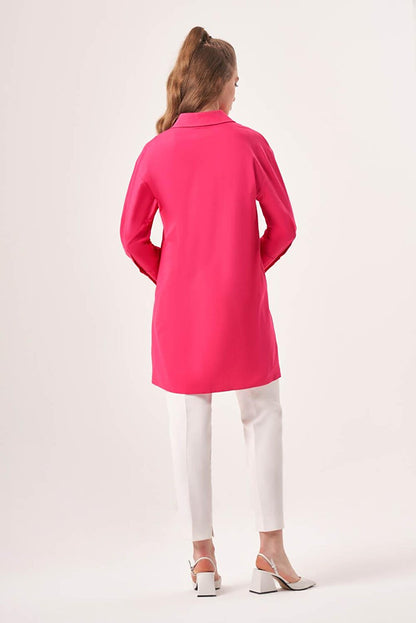 Long Classic Fuchsia Shirt