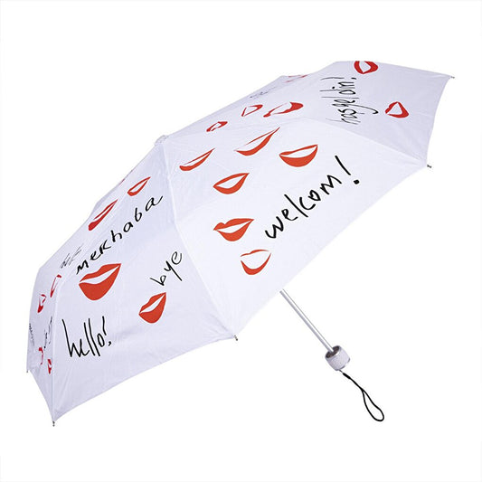 White Mini Umbrella in All Languages