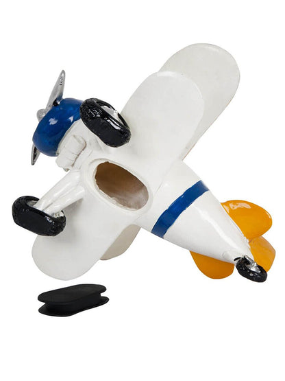 Airplane Resin Piggy Bank