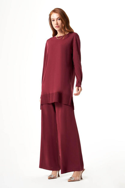 Bsc Rayon Knitwear Plum Tunic