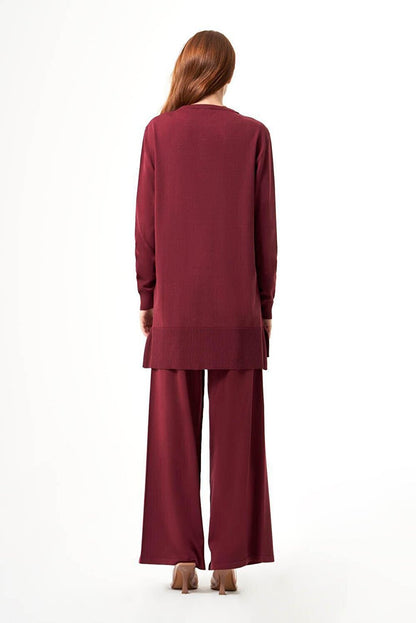 Bsc Rayon Knitwear Plum Tunic