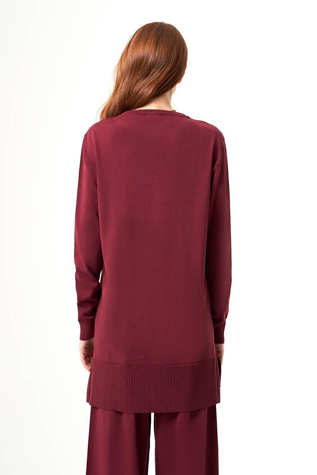 Bsc Rayon Knitwear Plum Tunic