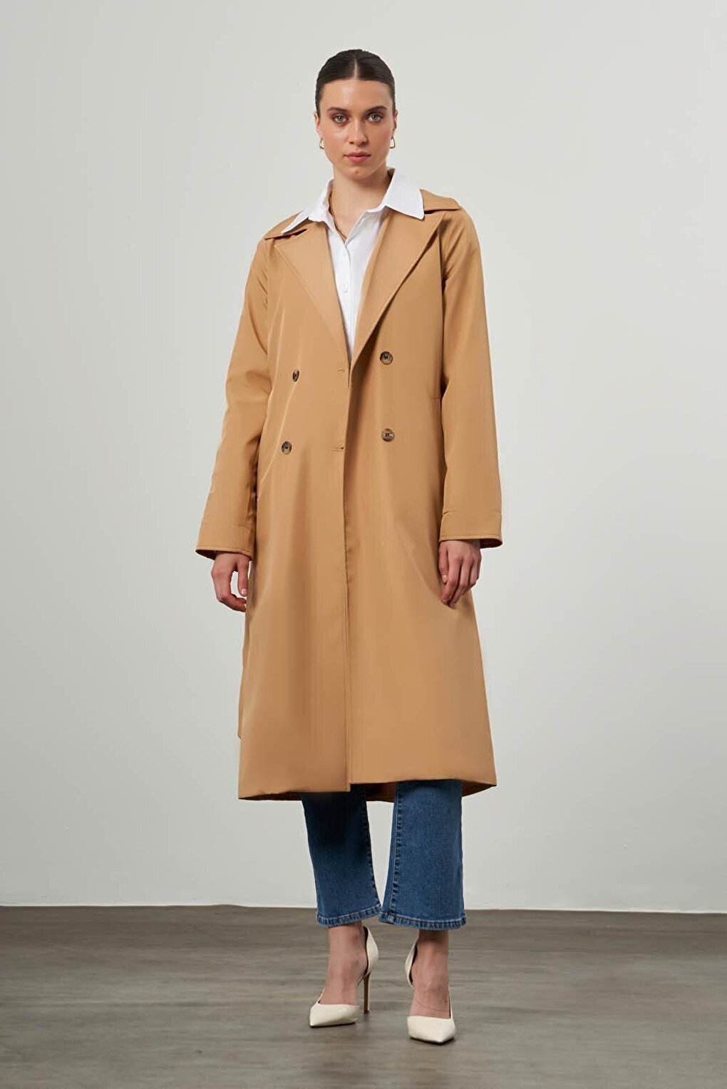 Bsc Classic Biscuit Trench Coat