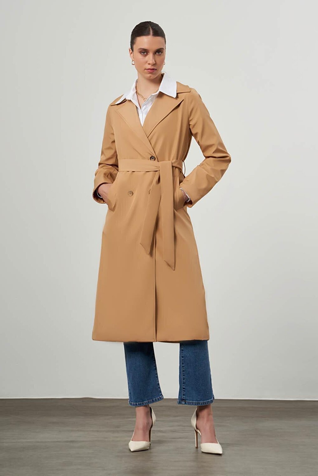 Bsc Classic Biscuit Trench Coat