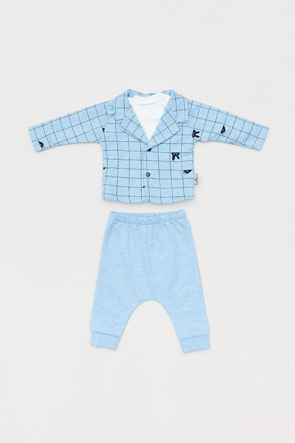 Plaid Patterned Baby 3 Piece Set